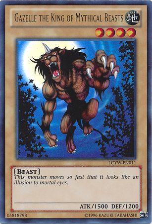Gazelle the King of Mythical Beasts LCYW-EN011 YuGiOh Legendary Collection 3: Yugi's World Mega Pack