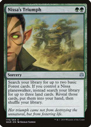 Nissa's Triumph #170 Magic War of the Spark