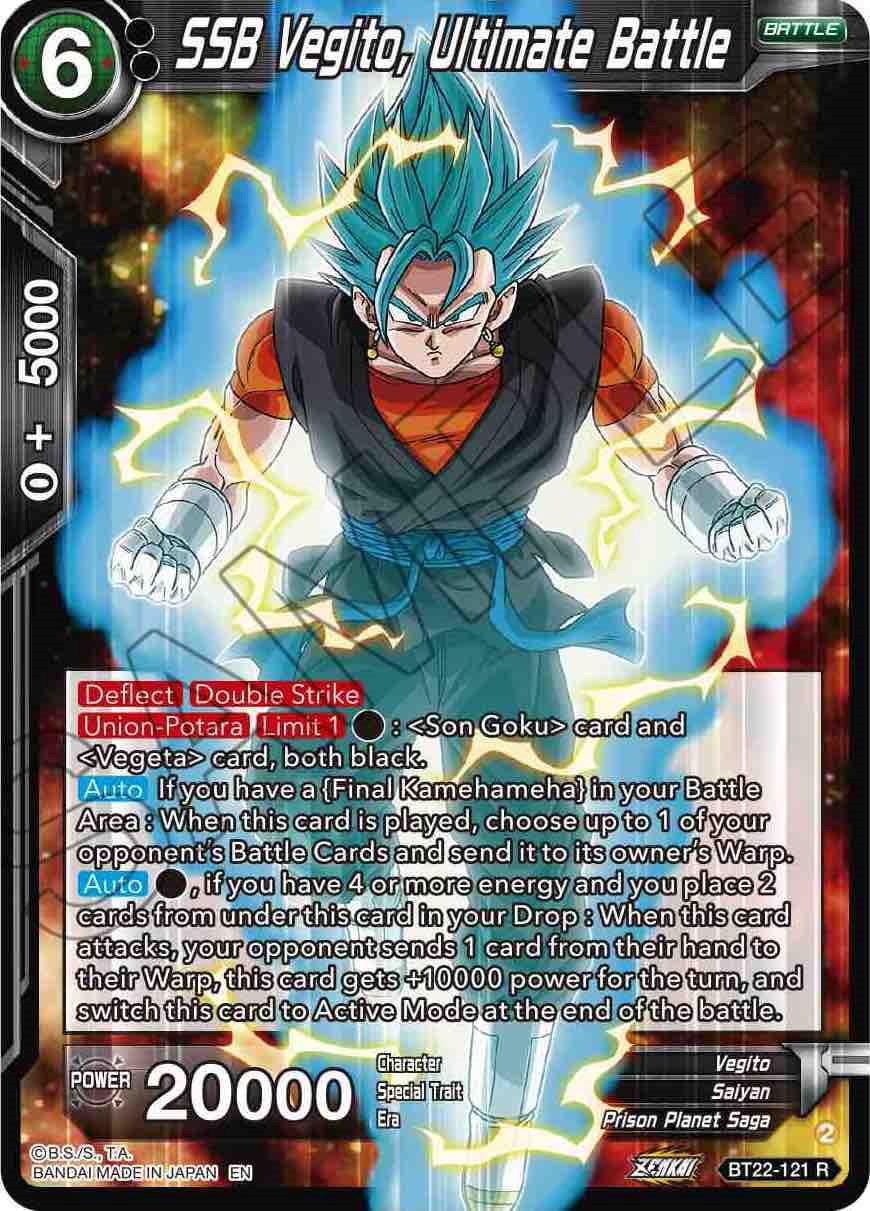 SSB Vegito, Ultimate Battle BT22-121 Dragon Ball Super Critical Blow