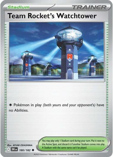 Team Rocket's Watchtower #180 Cover Art