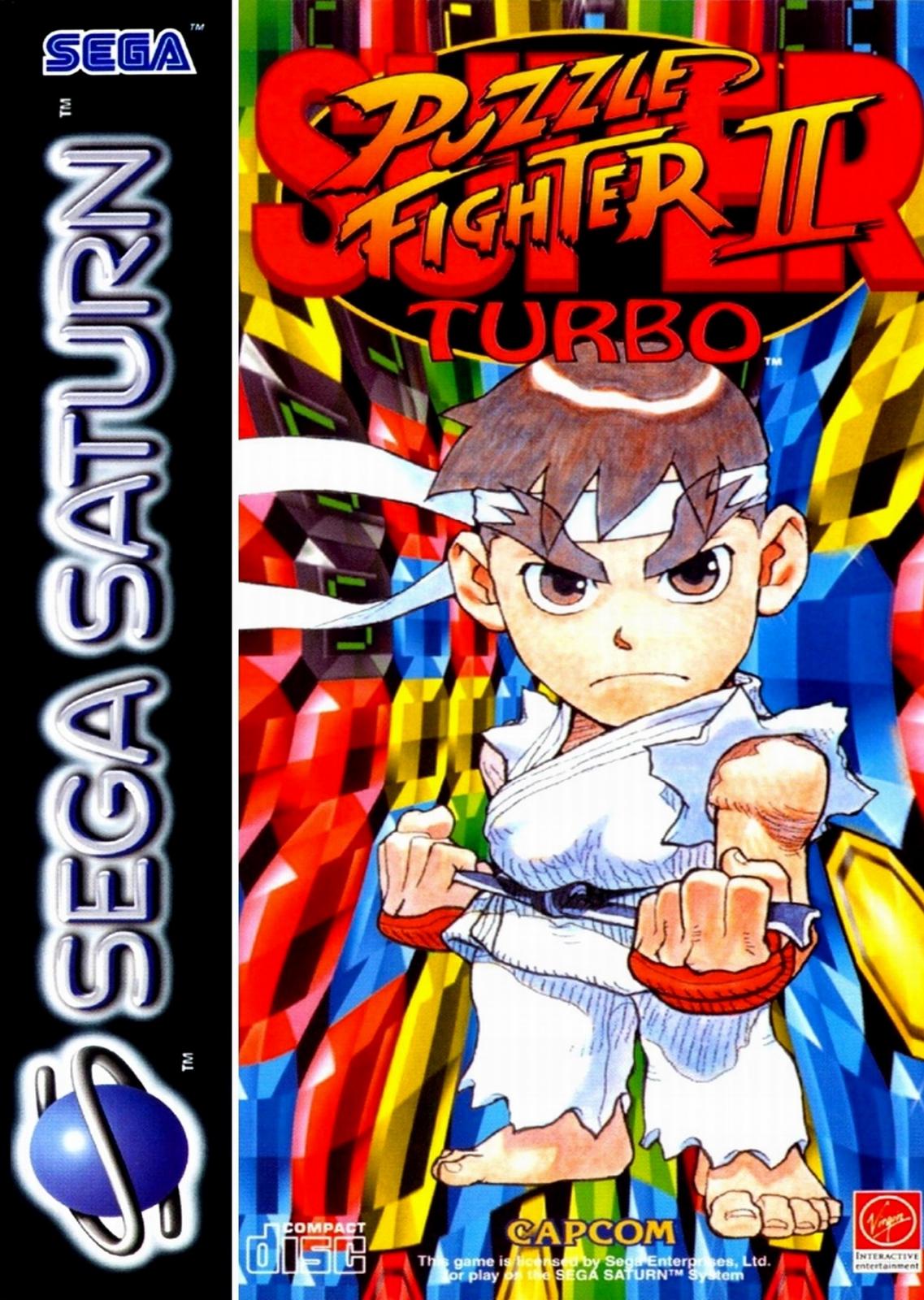 Super Puzzle Fighter II Turbo PAL Sega Saturn
