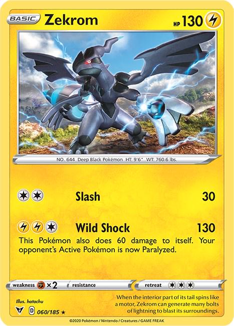 Zekrom #60 Pokemon Vivid Voltage