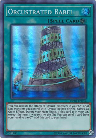 Orcustrated Babel OP10-EN012 YuGiOh OTS Tournament Pack 10
