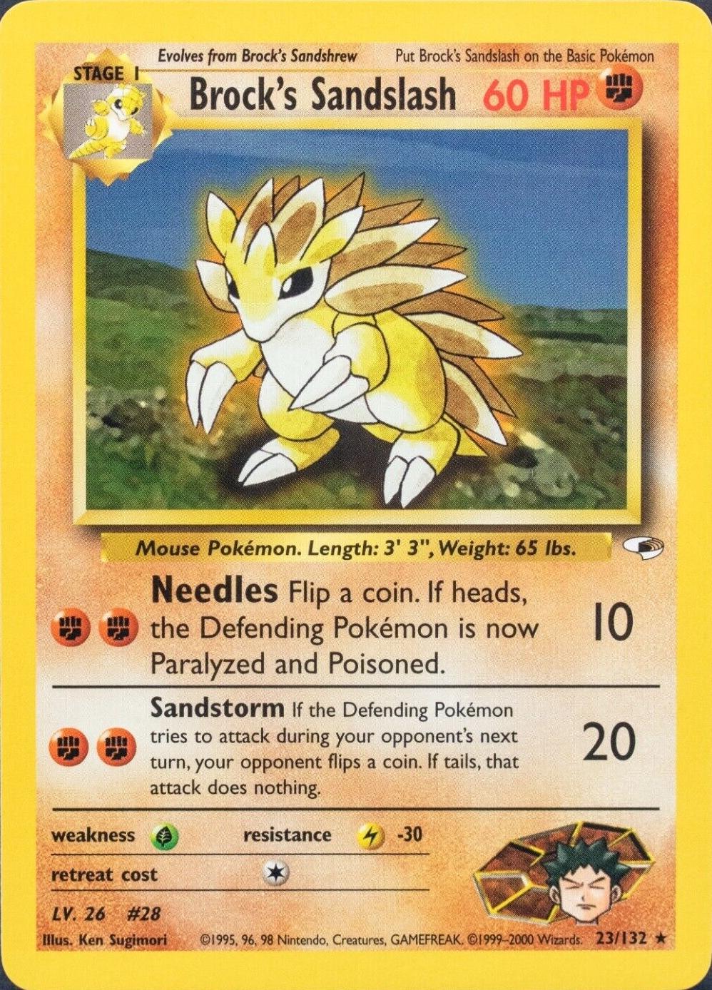 Brock's Sandslash #23 Pokemon Gym Heroes