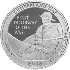 2016 P [CUMBERLAND GAP] Coins America the Beautiful Quarter Prices