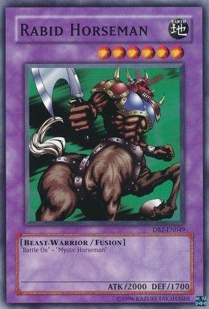 Rabid Horseman DB2-EN049 YuGiOh Dark Beginning 2