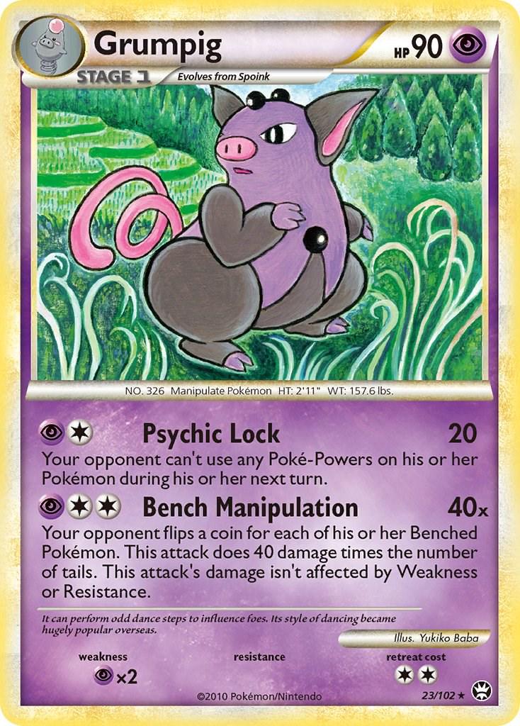 Grumpig #23 Pokemon Triumphant