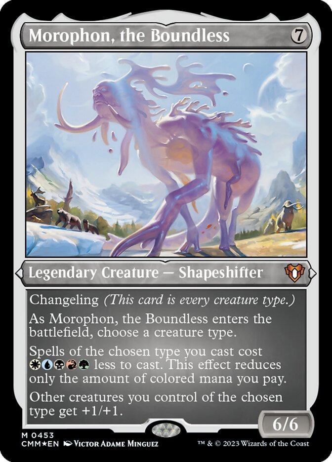 Morophon, the Boundless #453 Magic Commander Masters