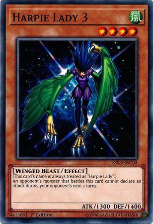 Harpie Lady 3 SS02-ENC03 YuGiOh Speed Duel Starter Decks: Duelists of Tomorrow