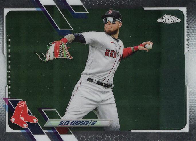 Alex Verdugo #168 2021 Topps Chrome Baseball