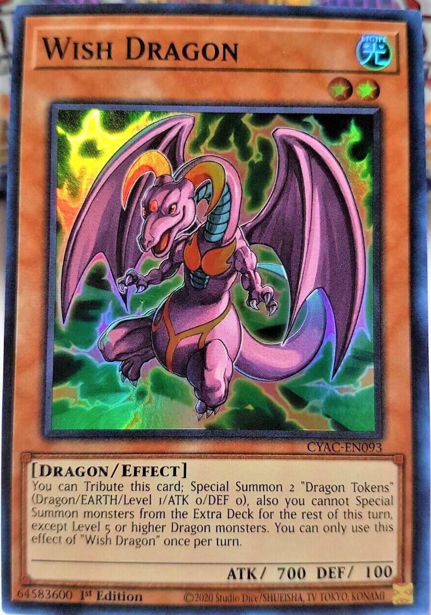 Wish Dragon CYAC-EN093 YuGiOh Cyberstorm Access