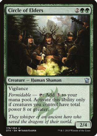 Circle of Elders Magic Dragons of Tarkir