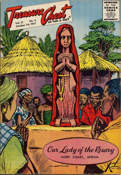 Treasure Chest of Fun and Fact #4 230 (1957) Comic Books Treasure Chest of Fun and Fact