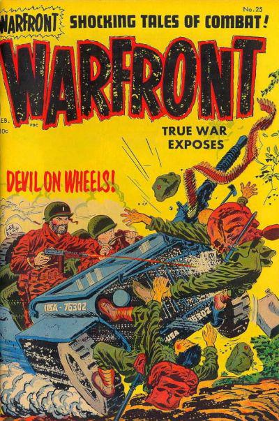 Warfront #25 (1955) Comic Books Warfront