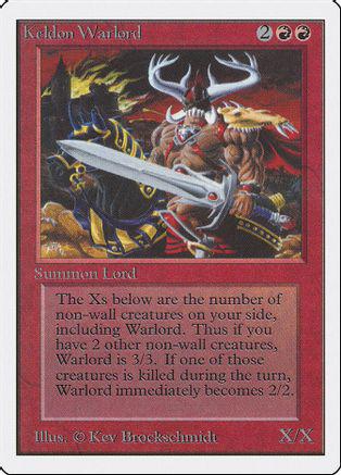 Keldon Warlord Magic Unlimited