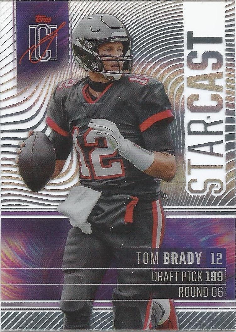 Tom Brady #SC-6 Football Cards 2024 Topps Signature Class Star Cast