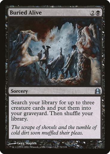 Buried Alive #74 Magic Commander