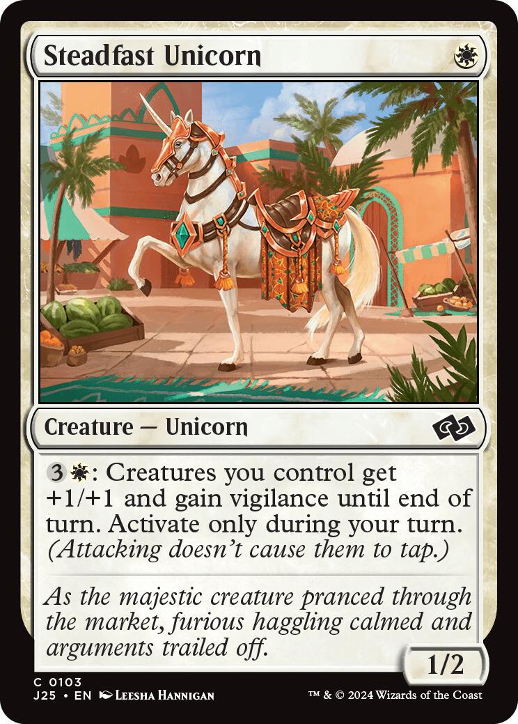 Steadfast Unicorn (Magic Foundations Jumpstart)