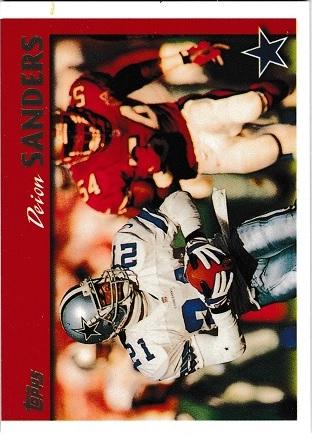 Deion Sanders #5 Football Cards 1997 Topps