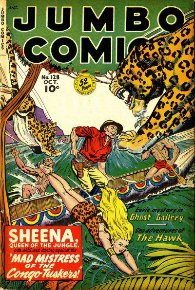 Jumbo Comics #128 (1949) Comic Books Jumbo Comics