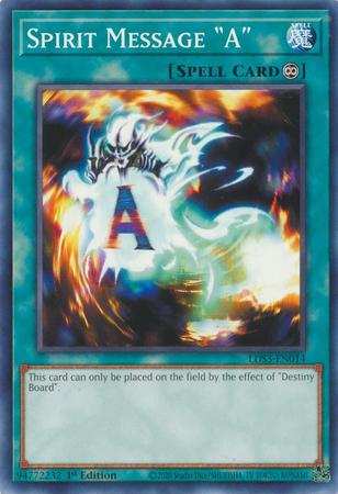 Spirit Message A LDS3-EN014 YuGiOh Legendary Duelists: Season 3
