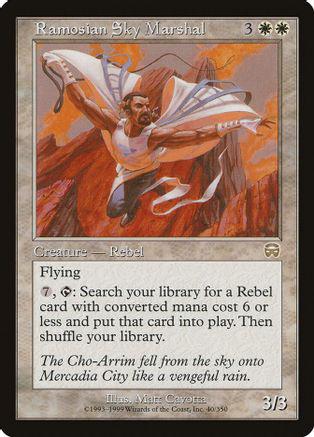 Ramosian Sky Marshal Magic Mercadian Masques