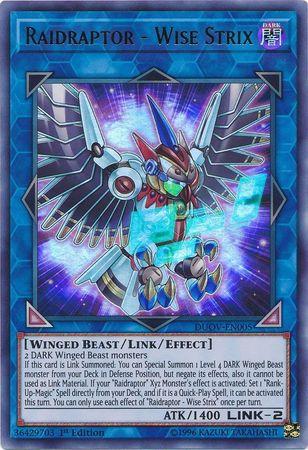 Raidraptor - Wise Strix DUOV-EN005 YuGiOh Duel Overload