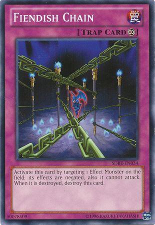 Fiendish Chain SDBE-EN034 YuGiOh Structure Deck: Saga of Blue-Eyes White Dragon