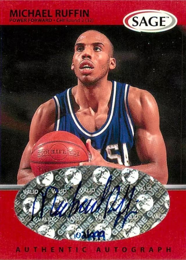 Michael Ruffin [Autographs] #A44 Prices | 1999 SAGE | Basketball Cards