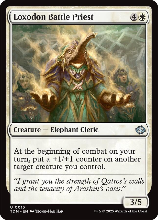 Loxodon Battle Priest #15 Magic Tarkir: Dragonstorm