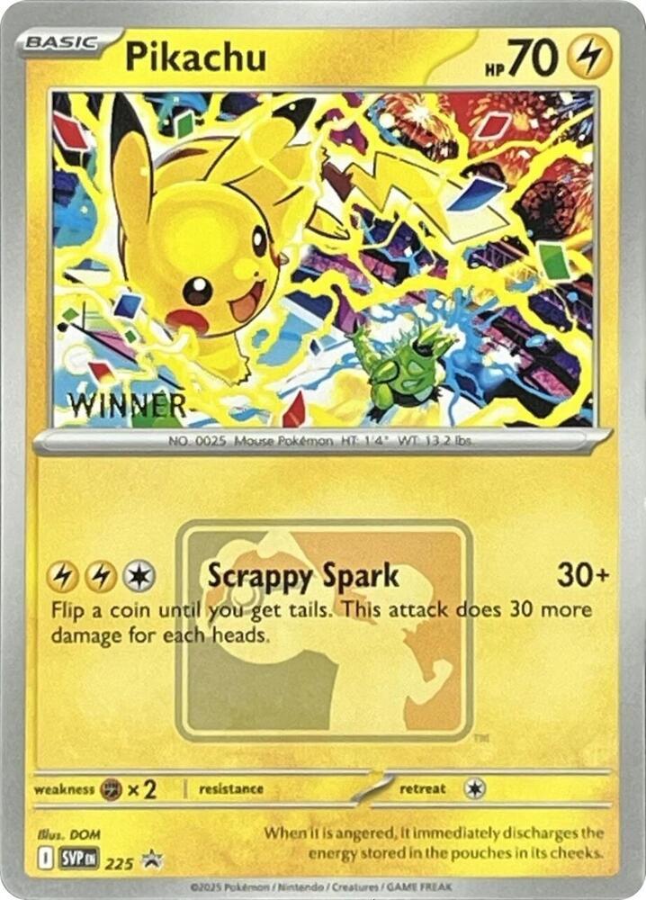 Pikachu [World Championships Winner] #225 Prices | Pokemon Promo
