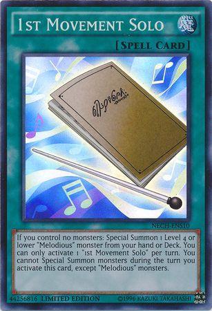 1st Movement Solo NECH-ENS10 YuGiOh The New Challengers Super Edition