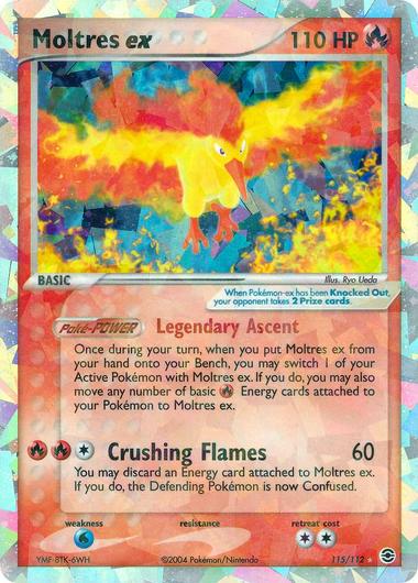 Moltres EX #115 Cover Art