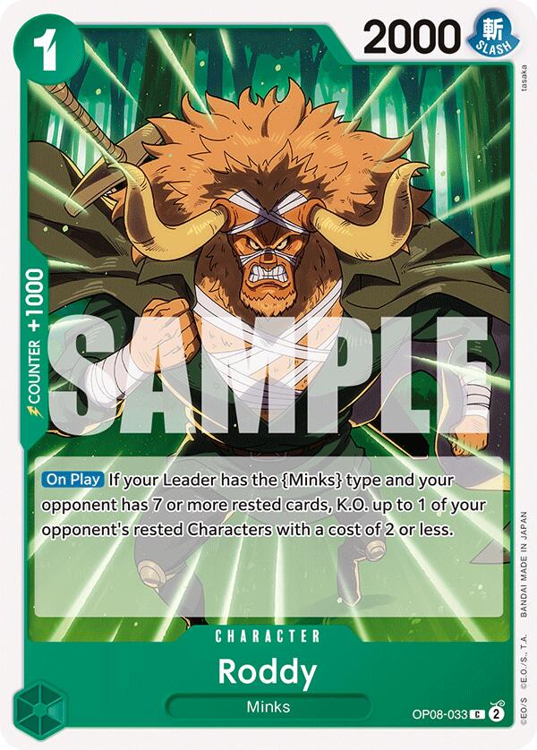 Roddy OP08-033 One Piece Two Legends