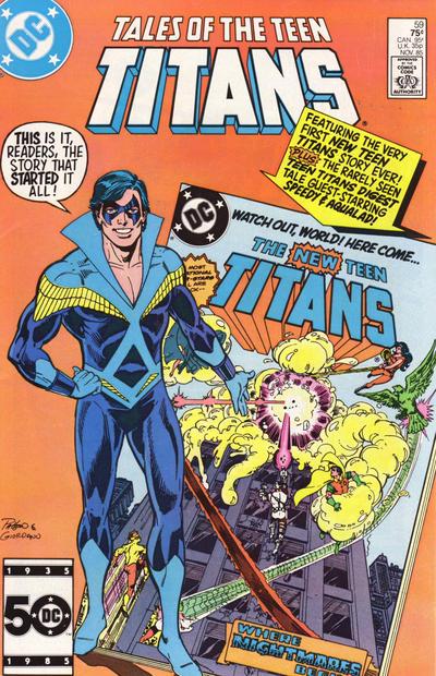 Tales of the Teen Titans #59 (1985) Comic Books Tales of the Teen Titans