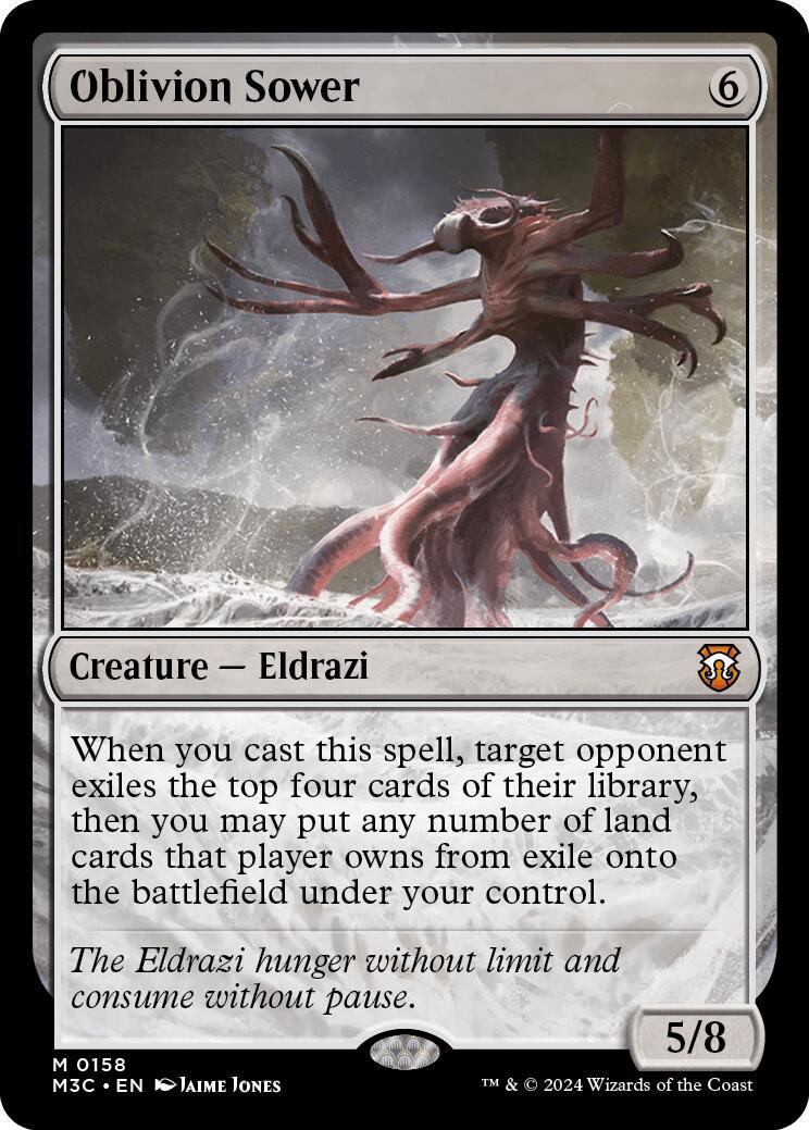 Oblivion Sower #158 Magic Modern Horizons 3 Commander