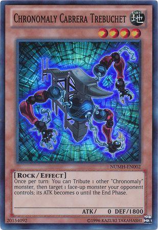 Chronomaly Cabrera Trebuchet NUMH-EN002 YuGiOh Number Hunters