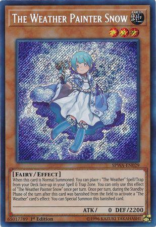 The Weather Painter Snow SPWA-EN029 YuGiOh Spirit Warriors