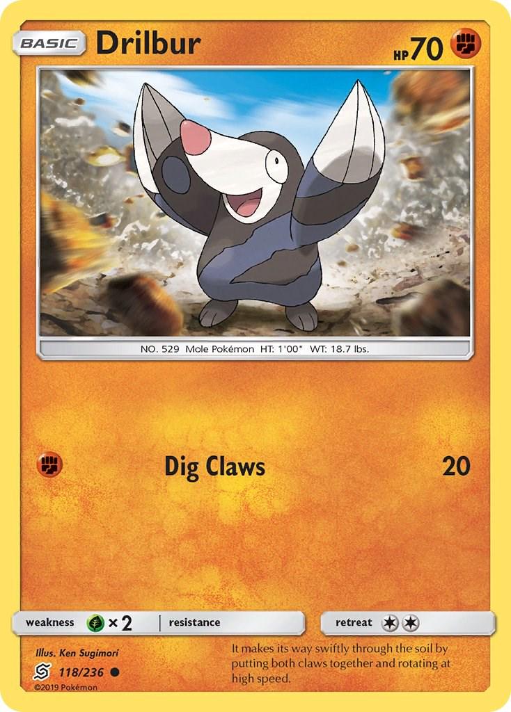Drilbur #118 Pokemon Unified Minds