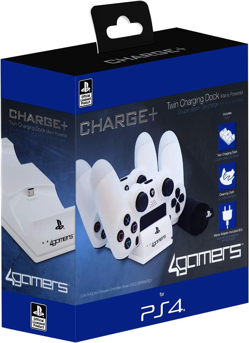 4Gamers Twin Charging Dock PAL Playstation 4