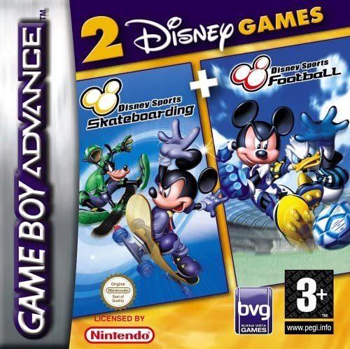 Disney Sports Skateboarding + Disney Sports Football PAL GameBoy Advance