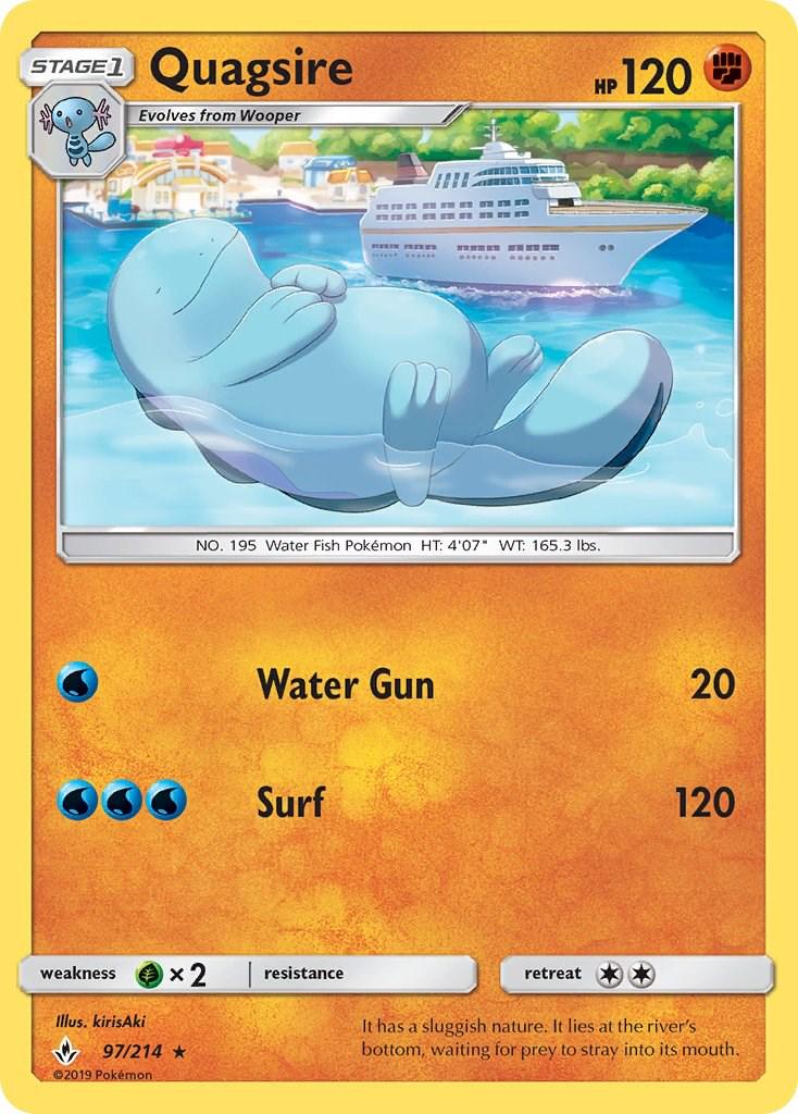 Quagsire #97 Pokemon Unbroken Bonds