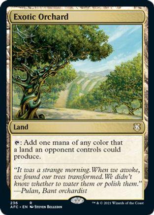 Exotic Orchard Magic Adventures in the Forgotten Realms Commander