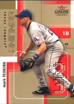 Mark Teixeira #19 2004 Fleer Genuine Insider Baseball