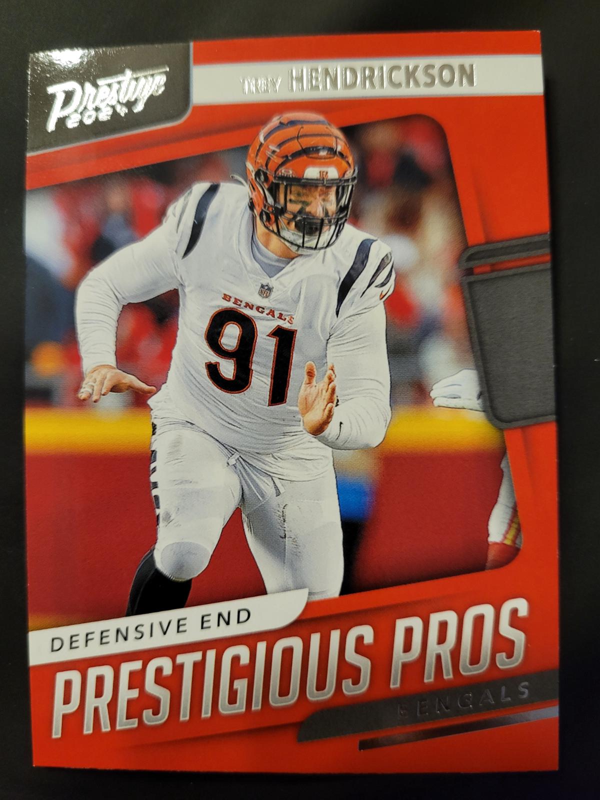 Trey Hendrickson #16 Football Cards 2024 Panini Prestige Prestigious Pros