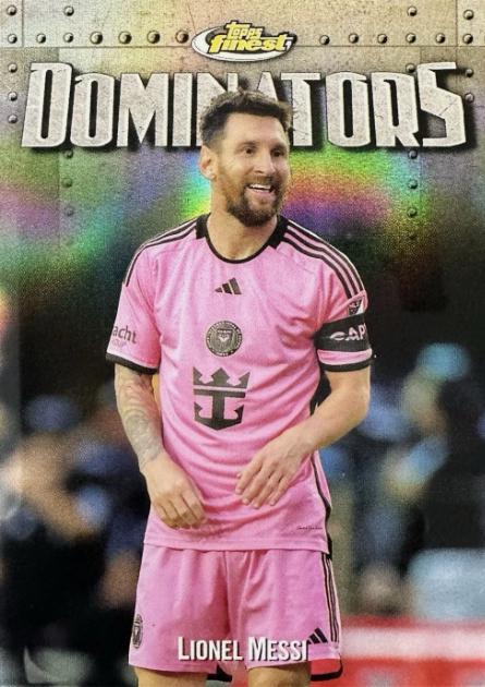 Lionel Messi #DO-1 Soccer Cards 2024 Topps Finest MLS Dominators