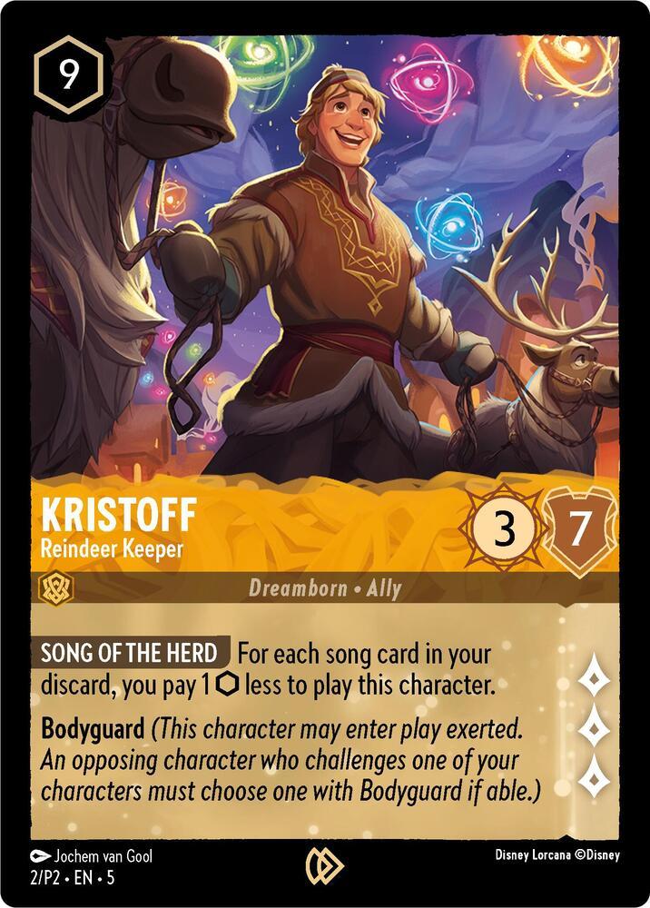 Kristoff - Reindeer Keeper #2 Lorcana Promo