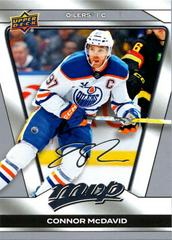 Connor McDavid [Silver Script] #1 Hockey Cards 2025 Upper Deck MVP Prices