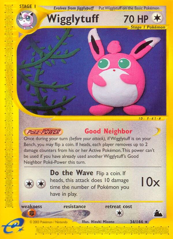 Wigglytuff #34 Pokemon Skyridge