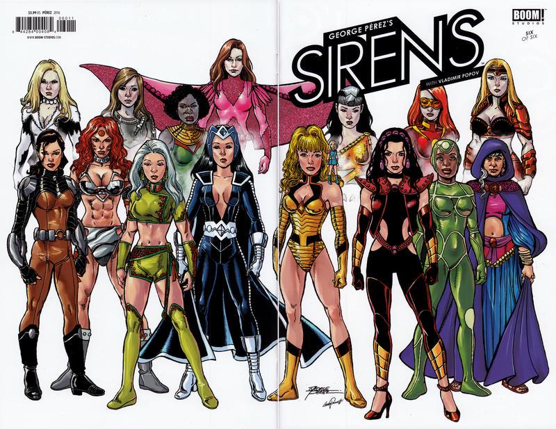 George Perez's Sirens #6 (2016) Comic Books George Perez's Sirens